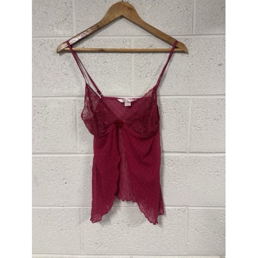 Victoria's Secret Nighty Burgundy Top  Women's Large